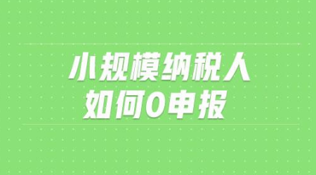 小规模纳税人报税流程